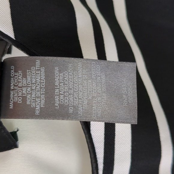 Bisou Bisou Black and White Sleeveless Sheath Dress Size 10 - Picture 3 of 6